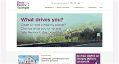 Desktop Screenshot of driveelectricvt.com